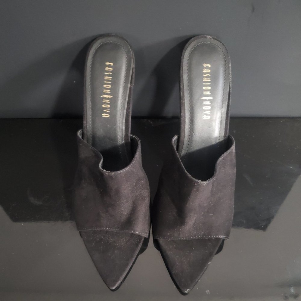 Black Stilleto heel